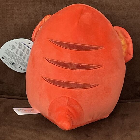 Squishmallow Maxie the Frilled Neck Lizard 8” Orange Stuffed Plush Toy - Picture 2 of 4